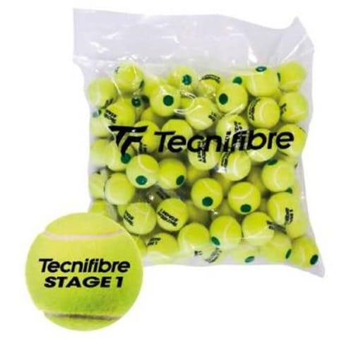 Tecnifibre ஸ்டேஜ் 1 டென்னிஸ் பால்ஸ் பேக் -72ps