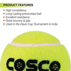 کوسکو آل کورٹ ٹینس بال، 3 کا پیک