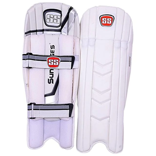 SS Professional Wicket Keeping Legguard , White