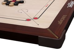 AAR-Kay Carrom Board Vintage Jumbo Plywood Approved by Carrom Federation of India & International Carrom Federation