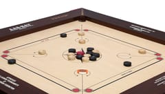 AAR-Kay Carrom Board Vintage Jumbo Plywood Approved by Carrom Federation of India & International Carrom Federation