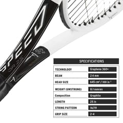 HEAD Graphene 360+Speed Jr 25 Graphite Tennis Racquet