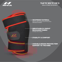 NIVIA Orthopedic Knee Support Adjustable Straps (RB-12)