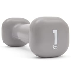 Reebok Single Dumbbell - 1 KG (Grey)