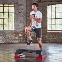 Reebok RSP-16150 ورزش کا مرحلہ (سیاہ/سرخ)