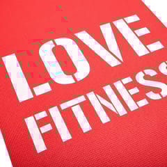Reebok Love Fitness Yoga Mat, Free Size (Red)