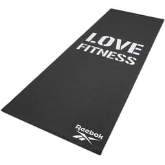 Reebok Love Fitness Yoga Mat, Free Size (Black)