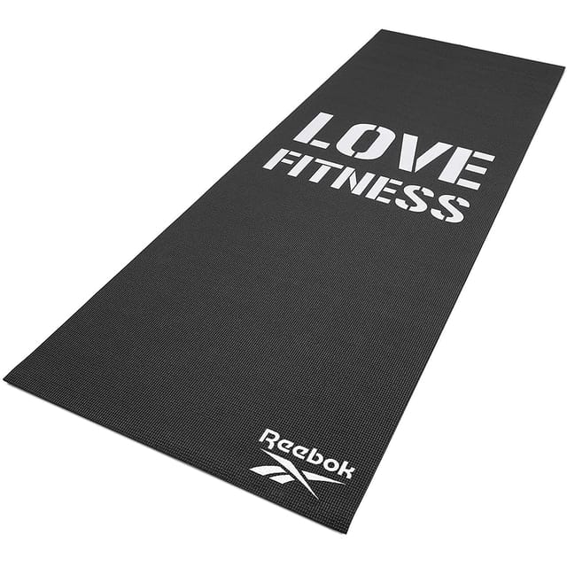 Reebok Love Fitness Yoga Mat, Free Size (Black)