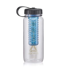 Reebok Tritan Infuser Water Bottle, 650 ML - Blue