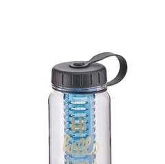 Reebok Tritan Infuser Water Bottle, 650 ML - Blue