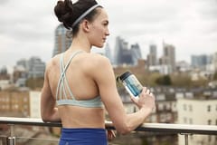 Reebok Tritan Infuser Water Bottle, 650 ML - Blue