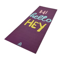 Reebok Double Sided Fitness Training Yoga Mat, 4 MM (Purple)