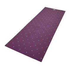 Reebok Double Sided Fitness Training Yoga Mat, 4 MM (Purple)