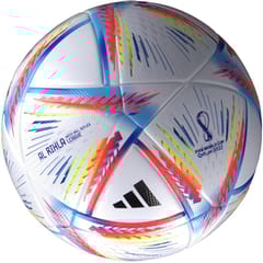 Adidas AL RIHLA League Football - FIFA 2022 - Size 4  (White)