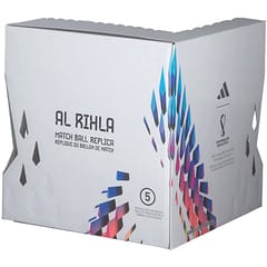 Adidas AL RIHLA League Football - FIFA 2022 - Size 4  (White)