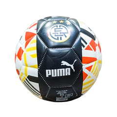 Puma Unisex-Adult FTBLCORE Soccer Fan Ball, White Black Red Size 5 (08391901)