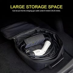 केडी ईवी चार्जर केबल बैग स्टोरेज और केबल कॉर्ड के लिए ऑर्गनाइज़र बहुउद्देश्यीय कार और बाइक पोर्टेबल इलेक्ट्रिक वाहन चार्जर केबल स्टोरेज बैग