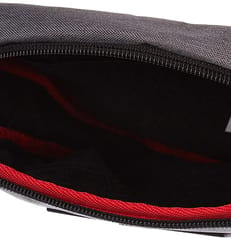 PUMA Polyester 17 cms Charcoal Gray Messenger Bag (7667502)