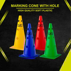 COUGAR Cone Marker, Cone Marker Set, Cone Markers with Holes, Agility Cones, 15 Inch Agility Cone Marker Set (Pack of 10)
