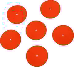 Cougar Agility Dots, Floor Dots Non Slip Raber Agility Markers for Futball, Basketball Training Markers, School Activities, Exercise Drills (Pack of 6)