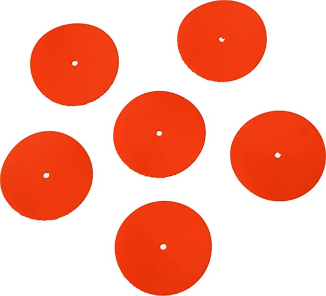 Cougar Agility Dots, Floor Dots Non Slip Raber Agility Markers for Futball, Basketball Training Markers, School Activities, Exercise Drills (Pack of 6)