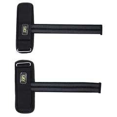 Cougar Weight Lifting Strap Non - Slip Weight Lifting Straps Power Lifting Dead-Lifts Gym bar Wrist Wrap Support Dumbbell Support, Black