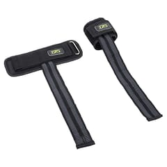 Cougar Weight Lifting Strap Non - Slip Weight Lifting Straps Power Lifting Dead-Lifts Gym bar Wrist Wrap Support Dumbbell Support, Black