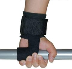 Cougar Weight Lifting Strap Non - Slip Weight Lifting Straps Power Lifting Dead-Lifts Gym bar Wrist Wrap Support Dumbbell Support, Black