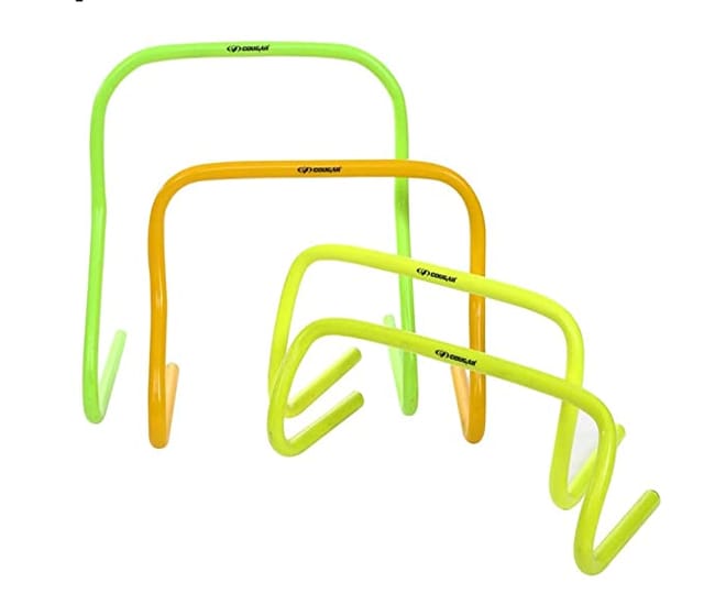 Cougar Agility Eco Hurdle, Step Speed Soccer Training Hurdles, Sizes: 12", (Set of 3)