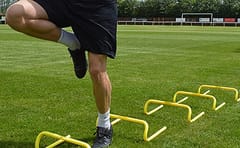 Cougar Agility Eco Hurdle, Step Speed Soccer Training Hurdles, Sizes: 12", (Set of 3)