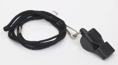 COUGAR Whistle with Lanyard (Pack of 3) Coaches Referee Whistles with Lanyards, Plastic and 1 Stainless Steel Metal Whistle for Football Sports Lifeguards Survival Emergency Training (Multicolor)