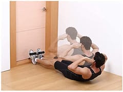 Cougar Abs Workout Equipment for Home Gym or Home Workout - Padded, Portable and Adjustable Sit Up Bar for Floor - Workout Bar and Sit Up Foot Holder