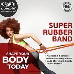 Cougar Super Loop Exercise Bands for Squats, Hips, Legs, Butt, Glutes and Heavy Workouts Physical Therapy, Stretching, Home Fitness, Heavy
