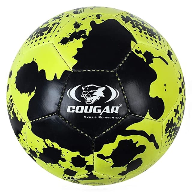 COUGAR Neo Polypropylene PP Football (Neon, Size 5) , Multicolour