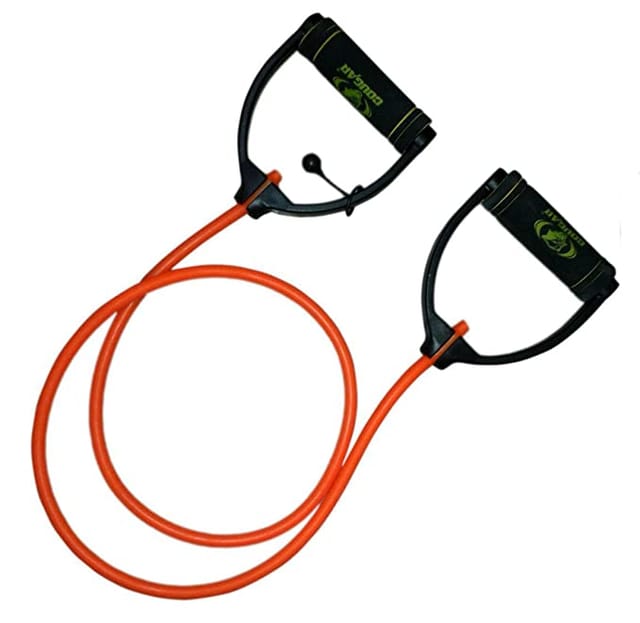 Cougar AT-111L Toning Tube, Toning Tube for Exercise, Resistance Band Set with Handles, Single Toning Resistance Tube Heavy Quality, All Purpose Fitness Tube for Home and Gym (Light)