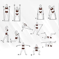 Cougar AT-120A New Pro Toning Tube, Toning Tube for Exercise, Resistance Band Set with Handles, Single Toning Resistance Tube Heavy Quality, All Purpose Fitness Tube for Home and Gym (Level-1)