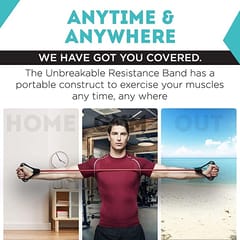 Cougar Resistance Exercise Bands with Door Anchor, Handles, Legs Ankle Straps for Resistance Training, Physical Therapy, Home Workouts for Men/Women