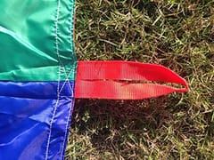 COUGAR Kids Play Parachute 19 feet with Handles and Carry Bag for Cooperative Play and for Upper-Body Strength, Multicolor