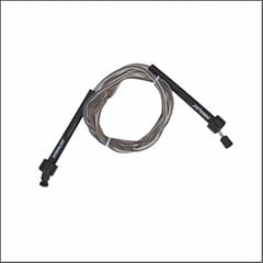 COUGAR SR-019 9FT LONG SPRINT رسی PVC مٹیریل سے ایڈجسٹ پلاسٹک ہینڈلز سے بنی ہے - جم اور گھر کے لیے مردوں، خواتین، بچوں، وزن میں کمی، سبز رنگ میں بہترین ورزش کی فٹنس لوازمات کے لیے جمپ رسی