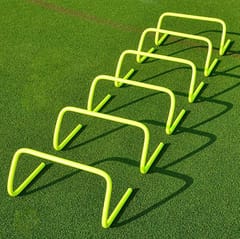 Cougar Agility Flat Hurdle, Step Speed Soccer Training Hurdles, Sizes: 9", (Set of 3)