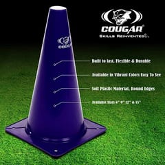 COUGAR Cone Marker, Cone Marker Set, Cone Markers, Agility Cones, 15 Inch Agility Cone Marker Set (Pack of 8)