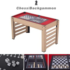 WMX Multi Game Table 8 in 1 Foosball, Air Hockey, Table Tennis, Hockey, Billiards, Bowling Schuffle Board 48 x 24 x 33 Inh