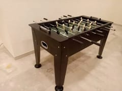 KD Black Foosball Table Soccer Table Metal Legs 55 x 30 x 33 Inch