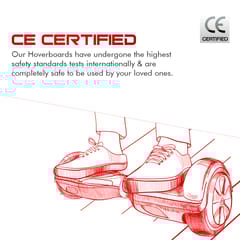 KD Self Balance Scooter 6.5 Wheel Size Hoverboard with Long Range Battery (Assorted Color)