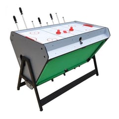 WMX 3 इन 1 - मुटली गेम इंडोर हाउस गेम टेबल फ़ॉस्बॉल एयर हॉकी पूल टेबल बच्चों और वयस्कों के लिए - Wmg50251, मिश्रित