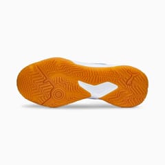 Puma Solarflash II Unisex Badminton Shoe | Designed for Best Indoor sports | Royal White