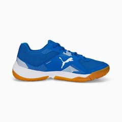 Puma Solarflash II Unisex Badminton Shoe | Designed for Best Indoor sports | Royal White