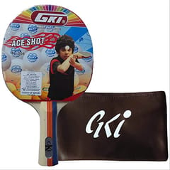 GKI Ace શોટ ટેબલ ટેનિસ TT રેકેટ રેકેટ (1નું પેક)