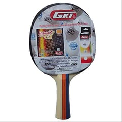 GKI Ace शॉट टेबल टेनिस टीटी रॅकेट रॅकेट (1 चा पॅक)