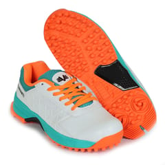 وجیانتی کرکٹ کے جوتے سکپر ربڑ اسپائک جوتے سفید / نارنجی
